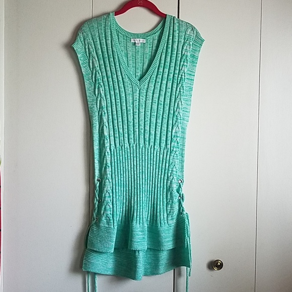 New York & Company Sweaters - NY&C Teal Sleeveless Sweater
